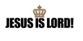 Jesus is Lord! crown sticker